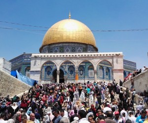 41. Al Masjid Al Aqsa - People Leaving Dome of the Rock